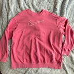 Nike Pink Crew Neck Sweatshirt Photo 0