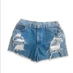 Lee | vintage hand distressed jean shorts Photo 4
