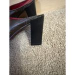 Women's Donald Pliner Western Mules 7.5 Embossed Slip On Shoes Brown Photo 4