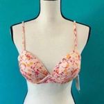 Raisin's New with tags  pink and orange floral bikini top Photo 0