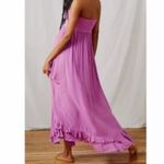 Free People  FP One Adella Corset Maxi Dress Beauty Berry Small Photo 1
