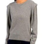 House of Harlow  1960 Heather grey 100% cashmere layered shoulder cap sweater S Photo 1