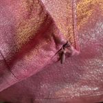 EXPRESS  Vintage Y2K Pink Shimmer Leather Pencil Skirt - size 9/10 (Women's 6) Photo 3