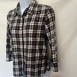 Victoria's Secret Y2K  PINK Rhinestone Flannel Women Top Sz M Festival Grunge Stud Photo 5
