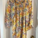 Ny Collection  Swim Cover Up Womens One Size Boho Pullover Foral Print Fairycore Photo 0