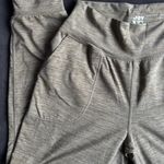 JoyLab  Mocha Brown and Cream High-Waisted Jersey Joggers Photo 2