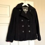 J.Crew Double Breasted Wool Black Coat Photo 1
