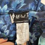 All that jazz  Vintage Y2K Summer Dress Blue Floral Size 2 XS Babydoll Top Photo 4