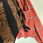 Free People  Reversible‎ Tank Top Brown Black Geometric Sleeveless Boho Festival Photo 5