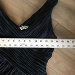 Sangria  Black Fitted Sheath Dress Sleeveless V-Neck Form Fit Tiered Cocktail 8 Photo 8