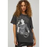 Free People Daydreamer Black White Elvis x Sun Records Merch Oversized T-Shirt Sz M Photo 12
