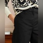 Boden USA Boden Richmond Wide Leg Crop Pants Chinos Cropped Trousers Black Womens 8 Career Photo 5