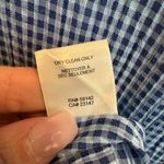 Talbots Vintage  Blue Checkered Button Midi Dress Cottagecore Western Size 4 NWT Photo 9