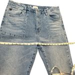 KanCan Hawthorne High Rise Flare 15/31 Petite Raw Hem Stretch KC5511M Photo 7