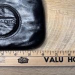 Coach Vintage  Black Leather Wristlet Small Pouch Clutch Wallet Y2K Indie Moto Photo 7