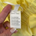 FRNCH NWT  Yellow High Waisted Tie Belt Shorts M Photo 7