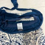 Patagonia  Womens Navy Blue and White Organic Cotton Halter Dress Size S Photo 4