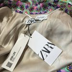 ZARA NWT Kimono Dress Satin Multicolor Vibrant Geometric print BloggersFave Photo 9