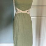 SheIn Earth tone dress cross back open sides Photo 0