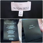 Sunday Best Rand Floral Print Deep V Neck Lined Cut Out Mini Dress Size 0 Black Photo 9