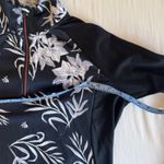 Roxy sz M Womens Black Floral Swim Rash Sun Gaurd Beach Outdoor Travel Vacation Photo 10