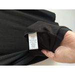 Dennis Basso Dennis By  Black Scoop Neck Short Sleeve Button Dress Womens Size 2X Photo 7