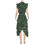 MISA Los Angeles  Dakota Midi Dress, Green Mini Blooms, XS Photo 8