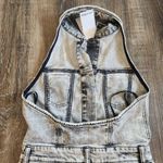 Retrofête Retrofete Ben Jumpsuit in Light Acid Grey Size 26 Halter Open Back NWT *NO Belt* Photo 7