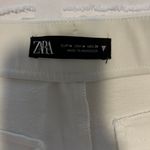 ZARA White High Waisted Shorts Photo 3