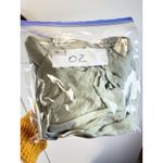 Magnolia Boutique Green Mini Dress Swiss Dot‎ V Neck Flutter Sleeve Photo 6