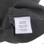 525 America  Black Ribbed Cold Shoulder Sweater Sz S Photo 3