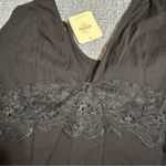 Free People Intimately Women’s Black Mini Slip Dress Photo 2