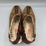 Pikolinos Women’s Romana‎ Shoes Sz 36 Brown Leather Flower Cutout Slingback Photo 4