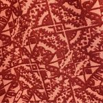 BKE Buckle Brand Coral and Rust Sheer Peasant Blouse with Rhinestones Size Small Photo 11