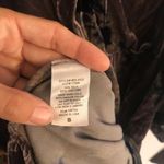 VELVET TIE DYE SHIRT DRESS EUC taupe navy blue size small silk viscose velour Photo 8