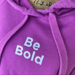 Aeropostale  “Be Bold” Cropped Hoodie Purple Berry M Photo 8