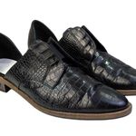 Freda Salvador Laceless D'Orsay Oxford GUC $395 Size 8.5 S3507 Black Photo 4