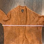 Eileen Fisher  Women's Long Duster Mohair/Wool Cardigan Burnt Orange Photo 5