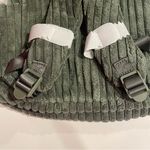 No Boundaries  Faux Fur Shearling Backpack Hands Free Olive Zip Pockets NWT Purse Photo 7