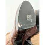 Balenciaga Embossed Leather Stilettos Ankle Boots Brown Women's Size 36.5 / 6 Photo 9