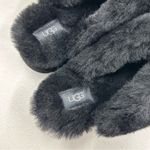 UGG  Disquette Clog Platform Slip On Shoes Slipper Suede Sheepskin Collar Size 9 Photo 4