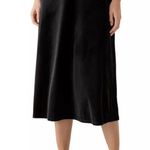 CeCe  Velvet Black A-Line Skirt Photo 0