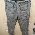 Tinseltown Mushroom Embroidered Jeans  Photo 1