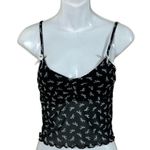 Tilly's Tilly’s Full Tilt Black Bow Cami Top size M NWT Photo 1