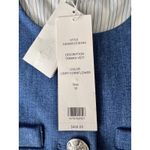 Veronica Beard  Tamara Denim Vest Sleeveless Blazer Jacket Size‎ 10 Blue Photo 9