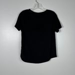 Anthropologie x Janine Lecour Peachy Keen Black Relaxed Fit Short Sleeve Tee S Photo 3