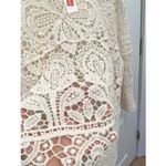 NWT World Market Crochet Long Bell Sleeve 100% Cotton Cover Up Sz L Size L Photo 3