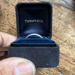 Tiffany & Co. Platinum Wedding Band 6.5mm Size 7 14g Original Box & Paperwork Photo 9