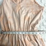 Aerie  Peach Orange Soft Knit Tie Dye Tassel Sleeveless Loungewear Romper XS Photo 7