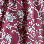 Dizzy Lizzy Floral Print Dress Midi Length Lace Spaghetti Strap Size Medium Purple Photo 2